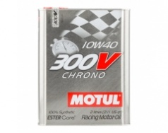 Nhớt đua Motul 300V Chrono 10W-40 Can 2L Nhập khẩu Pháp