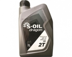 Dầu Nhớt Cho Xe Máy 2 Thì S-Oil Dragon 2T Motor Oil API TC JASO FC (1 Lít) nhập khẩu Hàn Quốc