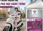 Dầu nhớt xe tay ga MAXLUBE MAXPOWER 4T 10W-40 Tổng hợp 946ml