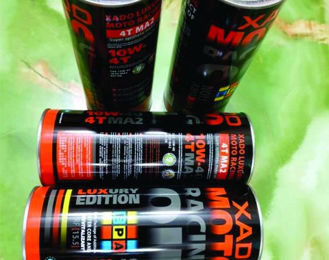 Nhớt cao cấp XADO LUXURY MOTO RACING 10W-40 4T MA2 