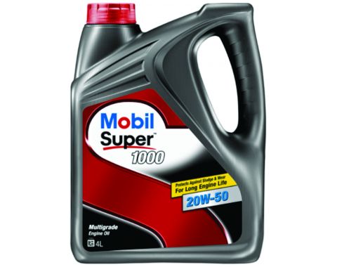 Dầu nhớt cao cấp dành cho ô tô Mobil Super 1000 20W-50 4Lít