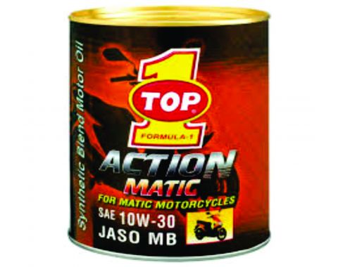Nhớt Top 1 Action Matic 10W30 0.8L cho xe số và xe tay ga