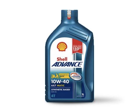 Nhớt tay ga Shell Advance 4T AX7 Scooter 10w-40